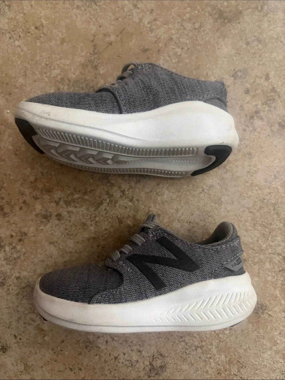 Kids Grey New Balance Sneakers